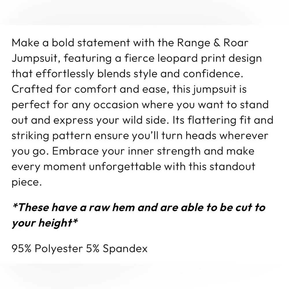 Range & Roar Jumpsuit - Picture 6 of 8